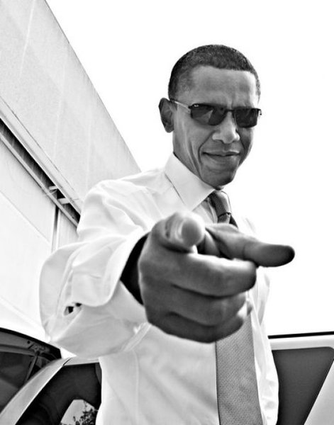 Barack Obama. Pose : I need you
