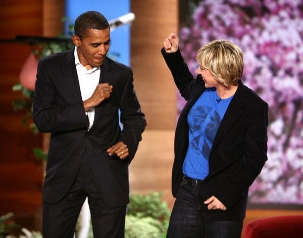 Barack Obama danse à l'émission d'Ellen DeGeneres