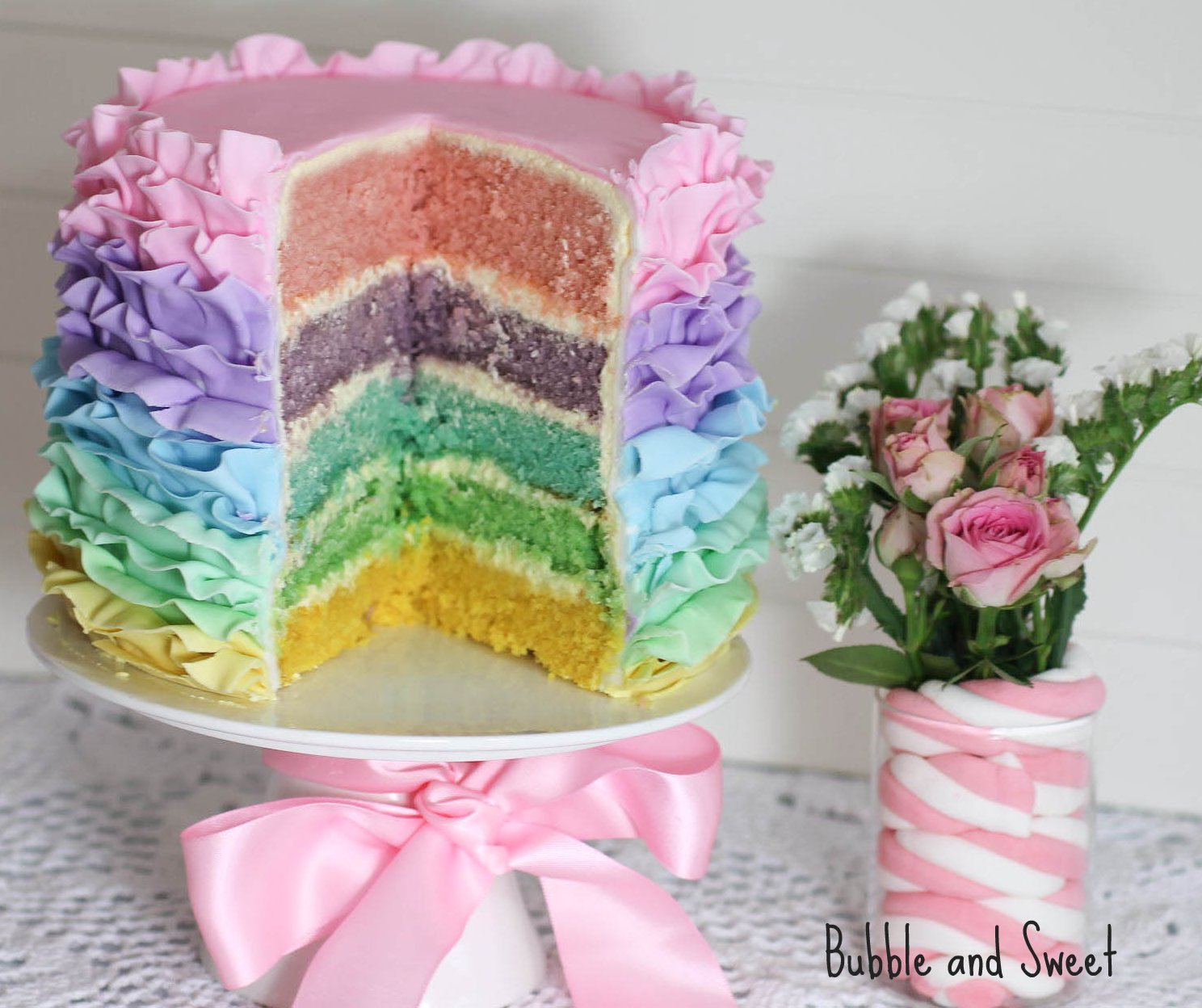 Rainbowcake pastel