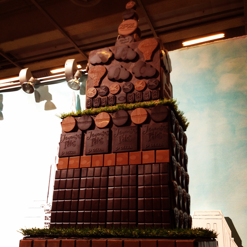 Monument en chocolat