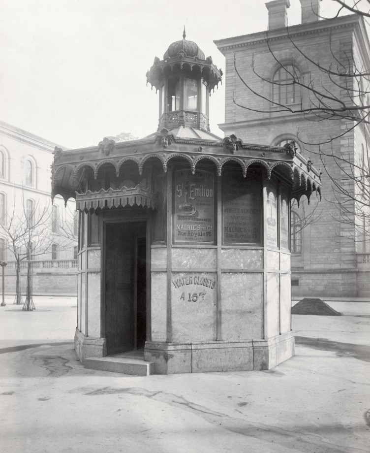 Cabinet de nécéssité , place du marché de la cité Dorion, paris 1865
