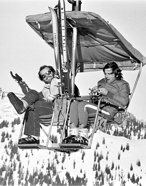 Jack Nicholson et Roman Polanski en vacances en Suisses